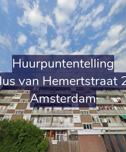 Foto gevel Huurpuntentelling voor Paulus van Hemertstraat 28-3, Amsterdam