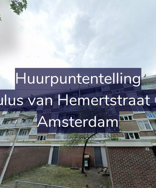 Foto gevel Huurpuntentelling voor Paulus van Hemertstraat 6-1, Amsterdam
