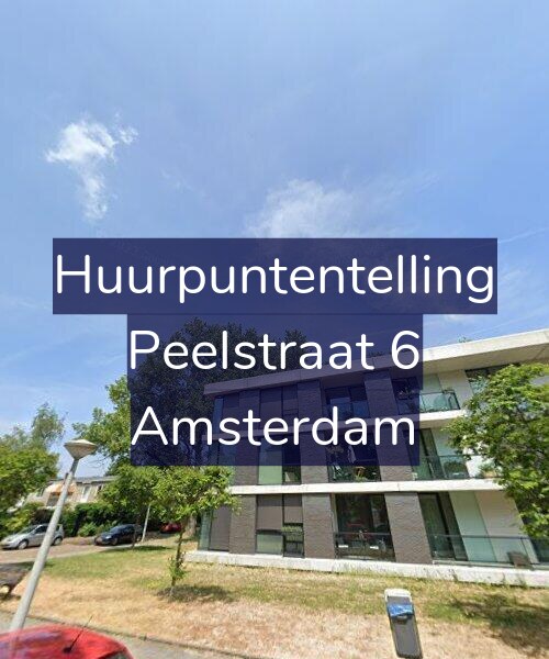 Foto gevel Huurpuntentelling voor Peelstraat 6, Amsterdam