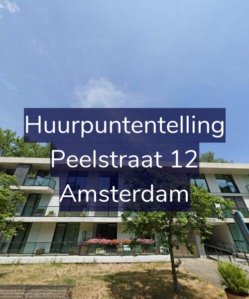 Foto gevel Huurpuntentelling voor Peelstraat 12, Amsterdam