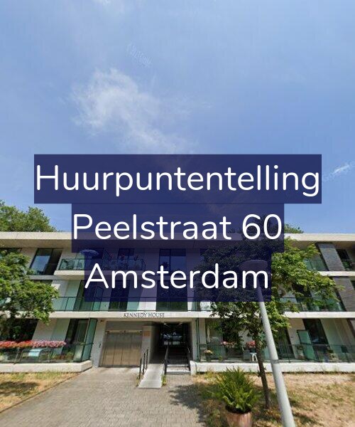 Foto gevel Huurpuntentelling voor Peelstraat 60, Amsterdam