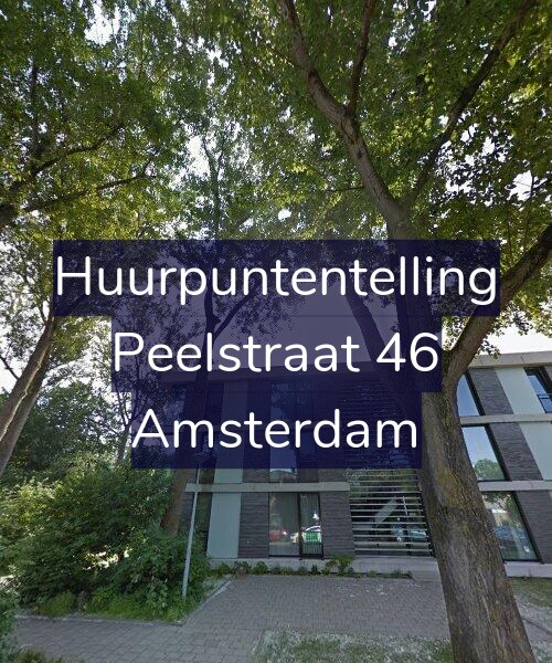 Foto gevel Huurpuntentelling voor Peelstraat 46, Amsterdam