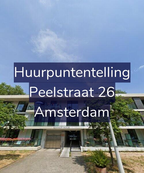 Foto gevel Huurpuntentelling voor Peelstraat 26, Amsterdam