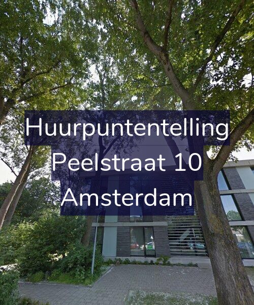 Foto gevel Huurpuntentelling voor Peelstraat 10, Amsterdam