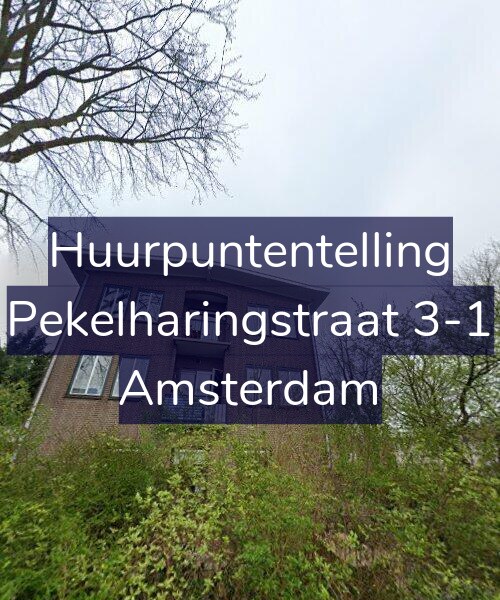 Foto gevel Huurpuntentelling voor Pekelharingstraat 3-1, Amsterdam
