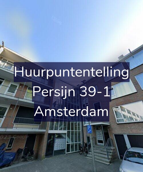 Foto gevel Huurpuntentelling voor Persijn 39-1, Amsterdam