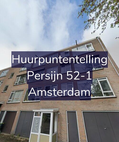 Foto gevel Huurpuntentelling voor Persijn 52-1, Amsterdam