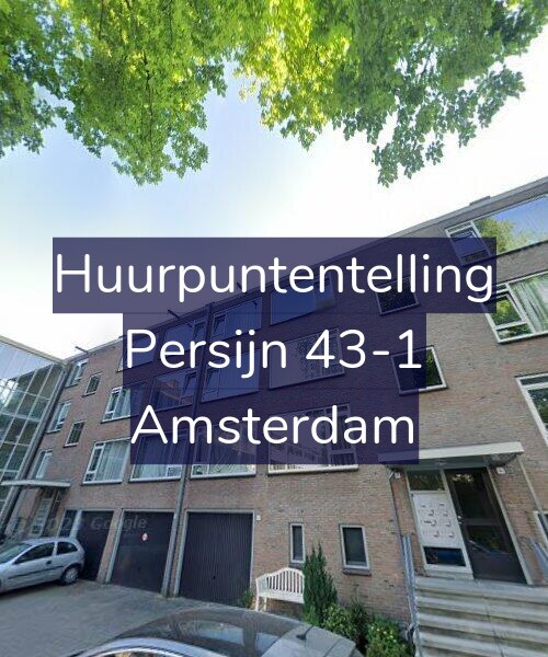 Foto gevel Huurpuntentelling voor Persijn 43-1, Amsterdam