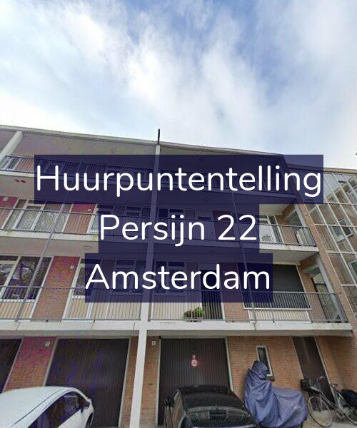 Foto gevel Huurpuntentelling voor Persijn 22, Amsterdam