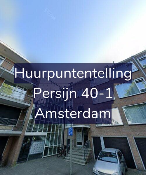 Foto gevel Huurpuntentelling voor Persijn 40-1, Amsterdam