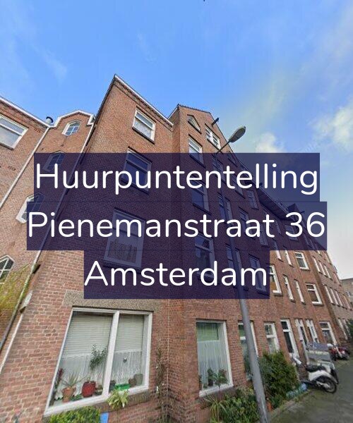 Foto gevel Huurpuntentelling voor Pienemanstraat 36, Amsterdam