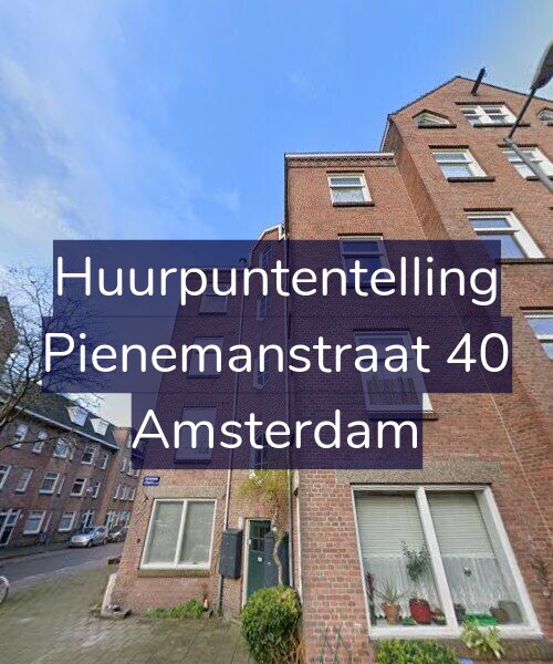 Foto gevel Huurpuntentelling voor Pienemanstraat 40, Amsterdam