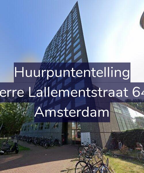 Foto gevel Huurpuntentelling voor Pierre Lallementstraat 642, Amsterdam