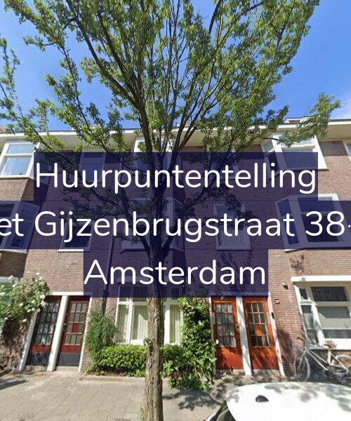 Foto gevel Huurpuntentelling voor Piet Gijzenbrugstraat 38-H, Amsterdam