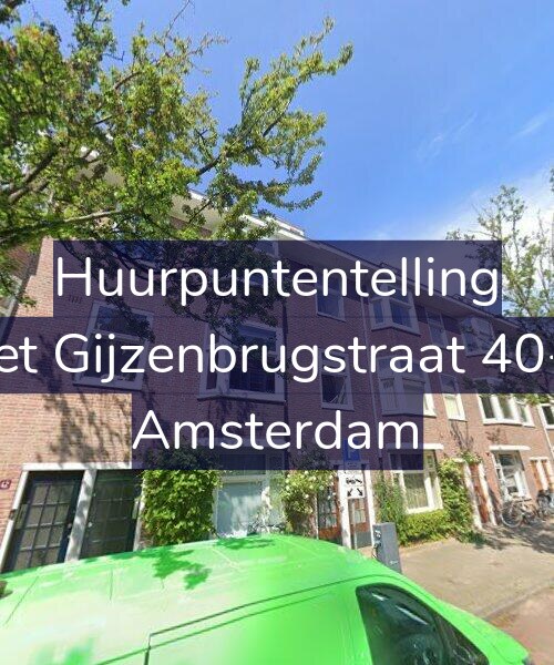 Foto gevel Huurpuntentelling voor Piet Gijzenbrugstraat 40-H, Amsterdam