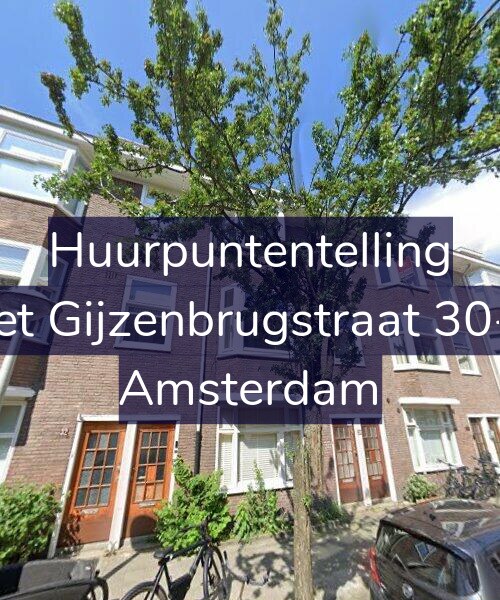 Foto gevel Huurpuntentelling voor Piet Gijzenbrugstraat 30-H, Amsterdam