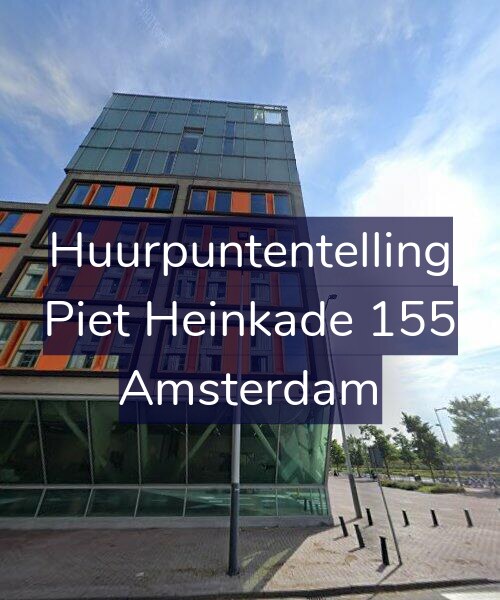 Foto gevel Huurpuntentelling voor Piet Heinkade 155, Amsterdam