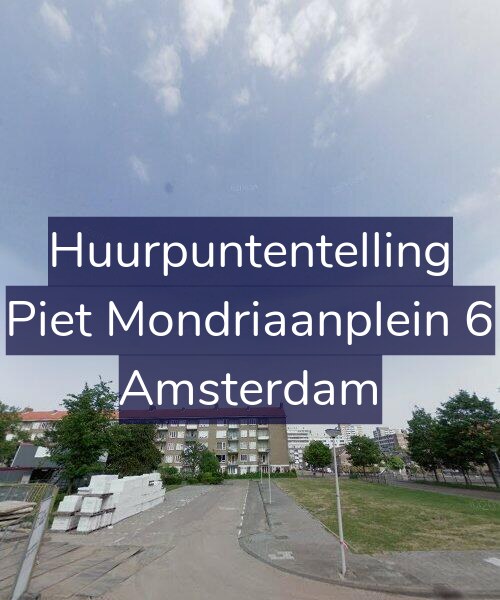 Foto gevel Huurpuntentelling voor Piet Mondriaanplein 6, Amsterdam