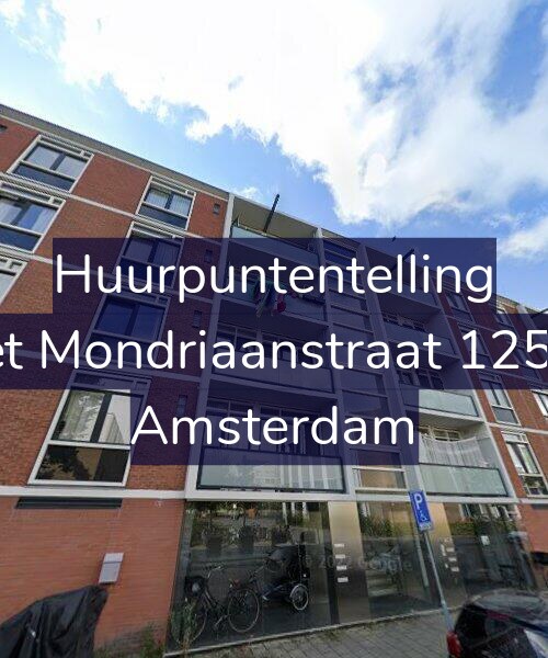 Foto gevel Huurpuntentelling voor Piet Mondriaanstraat 125-H, Amsterdam