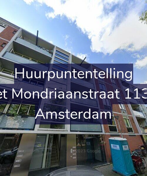 Foto gevel Huurpuntentelling voor Piet Mondriaanstraat 113-2, Amsterdam