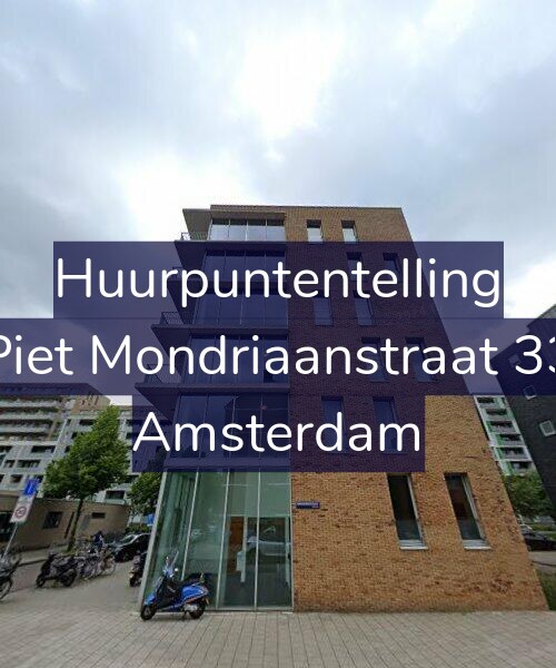 Foto gevel Huurpuntentelling voor Piet Mondriaanstraat 33, Amsterdam