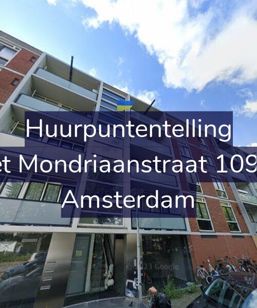 Foto gevel Huurpuntentelling voor Piet Mondriaanstraat 109-H, Amsterdam