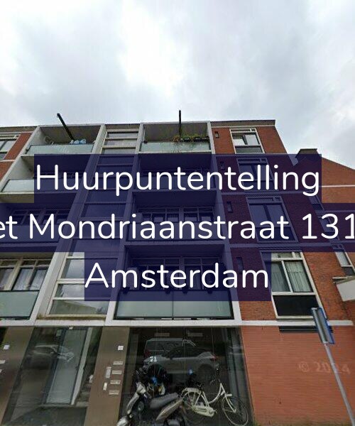 Foto gevel Huurpuntentelling voor Piet Mondriaanstraat 131-1, Amsterdam