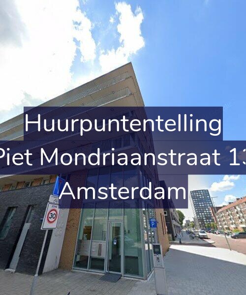 Foto gevel Huurpuntentelling voor Piet Mondriaanstraat 13, Amsterdam