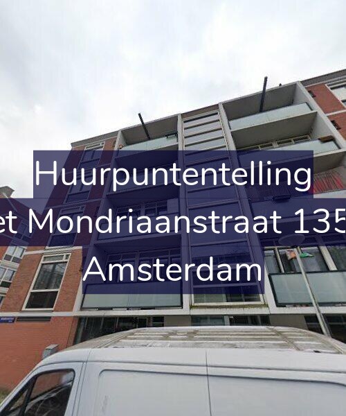 Foto gevel Huurpuntentelling voor Piet Mondriaanstraat 135-1, Amsterdam