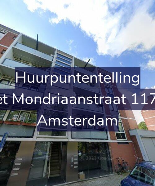 Foto gevel Huurpuntentelling voor Piet Mondriaanstraat 117-2, Amsterdam