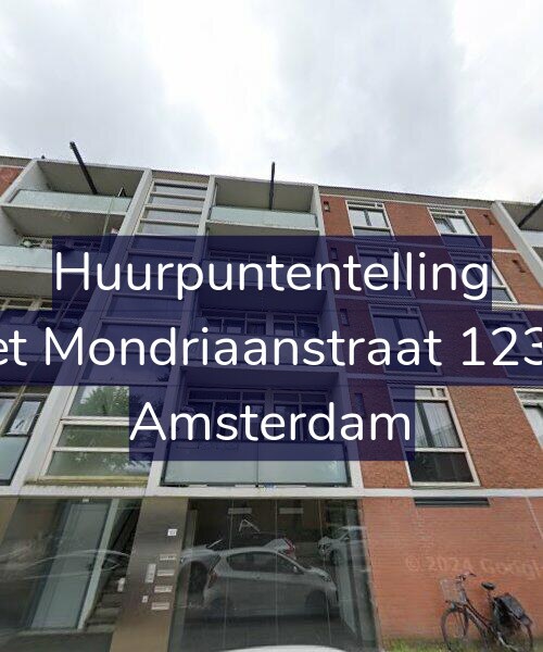 Foto gevel Huurpuntentelling voor Piet Mondriaanstraat 123-1, Amsterdam