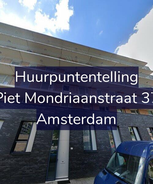 Foto gevel Huurpuntentelling voor Piet Mondriaanstraat 37, Amsterdam