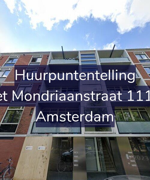 Foto gevel Huurpuntentelling voor Piet Mondriaanstraat 111-3, Amsterdam