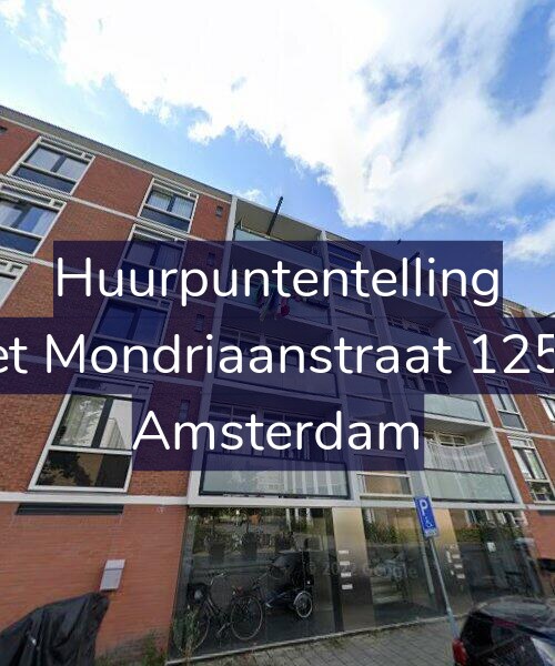 Foto gevel Huurpuntentelling voor Piet Mondriaanstraat 125-2, Amsterdam