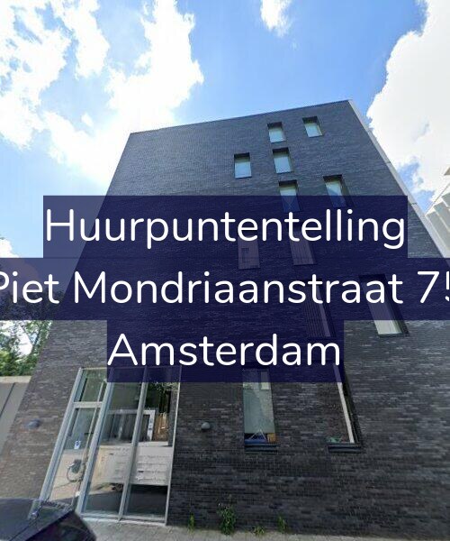 Foto gevel Huurpuntentelling voor Piet Mondriaanstraat 75, Amsterdam