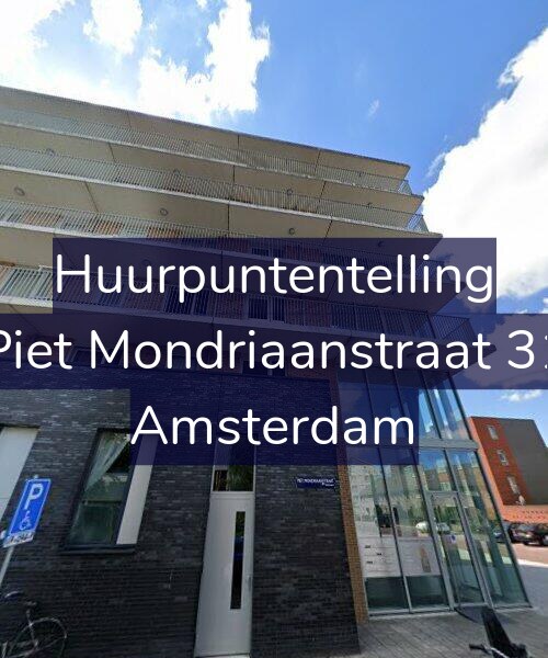 Foto gevel Huurpuntentelling voor Piet Mondriaanstraat 31, Amsterdam