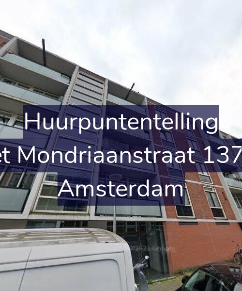 Foto gevel Huurpuntentelling voor Piet Mondriaanstraat 137-H, Amsterdam