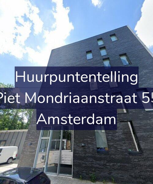 Foto gevel Huurpuntentelling voor Piet Mondriaanstraat 55, Amsterdam