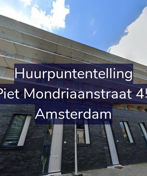 Foto gevel Huurpuntentelling voor Piet Mondriaanstraat 45, Amsterdam