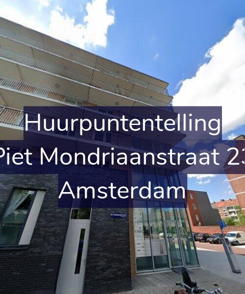 Foto gevel Huurpuntentelling voor Piet Mondriaanstraat 23, Amsterdam