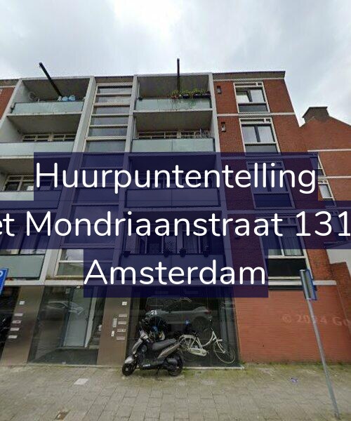 Foto gevel Huurpuntentelling voor Piet Mondriaanstraat 131-H, Amsterdam