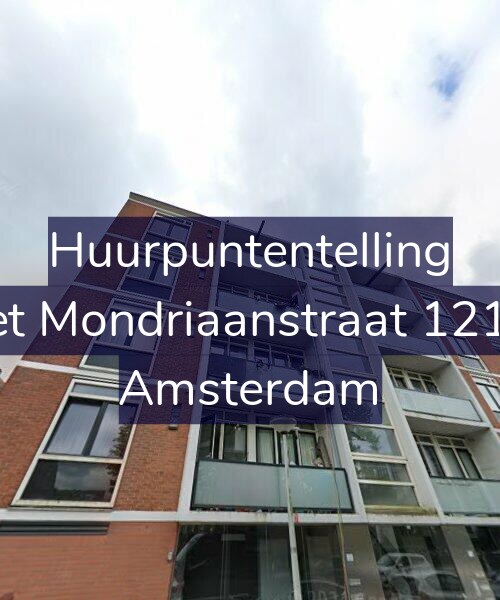 Foto gevel Huurpuntentelling voor Piet Mondriaanstraat 121-3, Amsterdam
