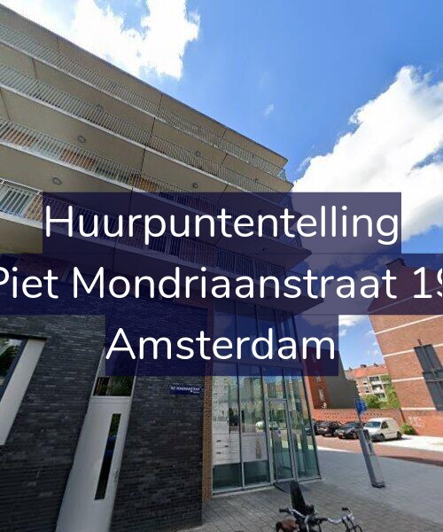 Foto gevel Huurpuntentelling voor Piet Mondriaanstraat 19, Amsterdam