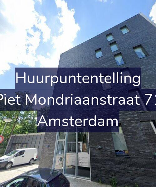 Foto gevel Huurpuntentelling voor Piet Mondriaanstraat 71, Amsterdam