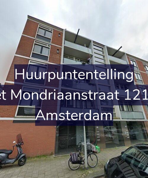 Foto gevel Huurpuntentelling voor Piet Mondriaanstraat 121-H, Amsterdam