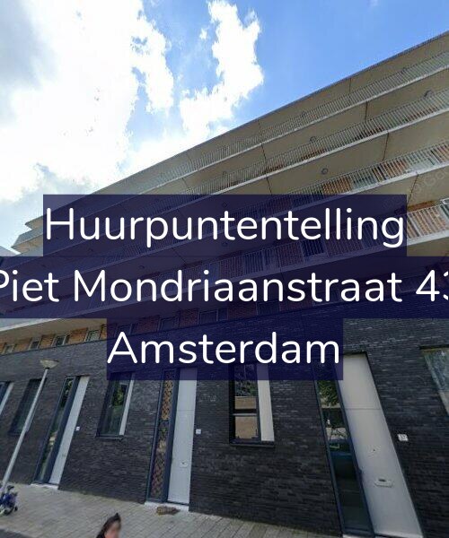 Foto gevel Huurpuntentelling voor Piet Mondriaanstraat 43, Amsterdam