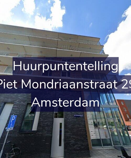 Foto gevel Huurpuntentelling voor Piet Mondriaanstraat 29, Amsterdam