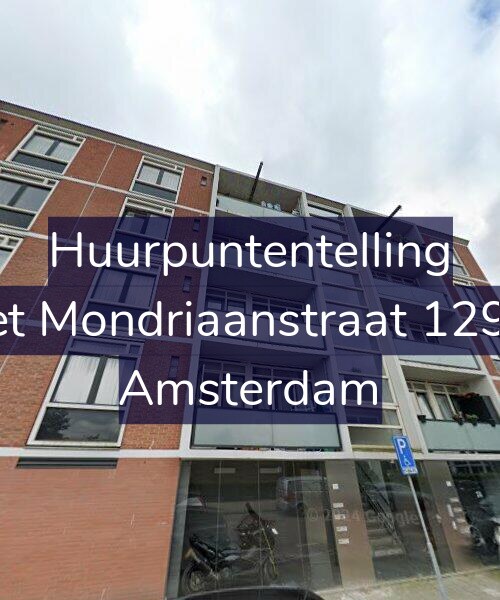 Foto gevel Huurpuntentelling voor Piet Mondriaanstraat 129-1, Amsterdam