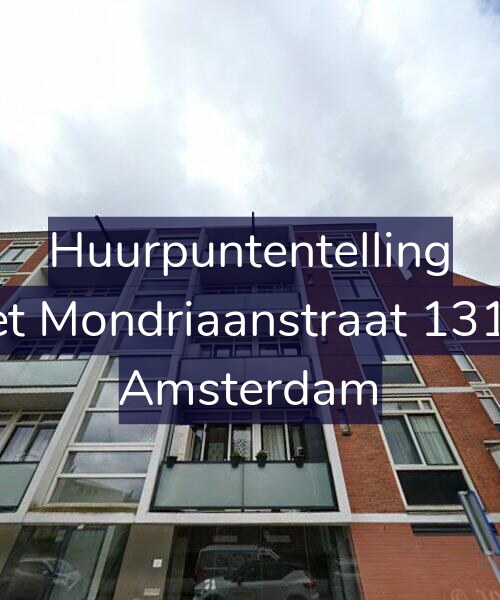 Foto gevel Huurpuntentelling voor Piet Mondriaanstraat 131-3, Amsterdam