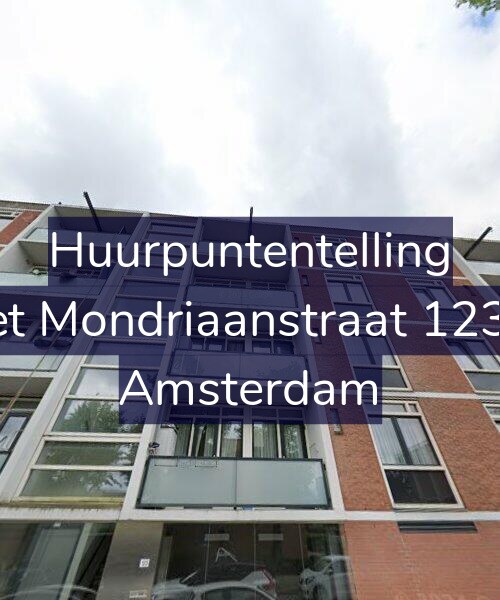 Foto gevel Huurpuntentelling voor Piet Mondriaanstraat 123-2, Amsterdam